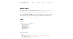 Desktop Screenshot of camanjs.com